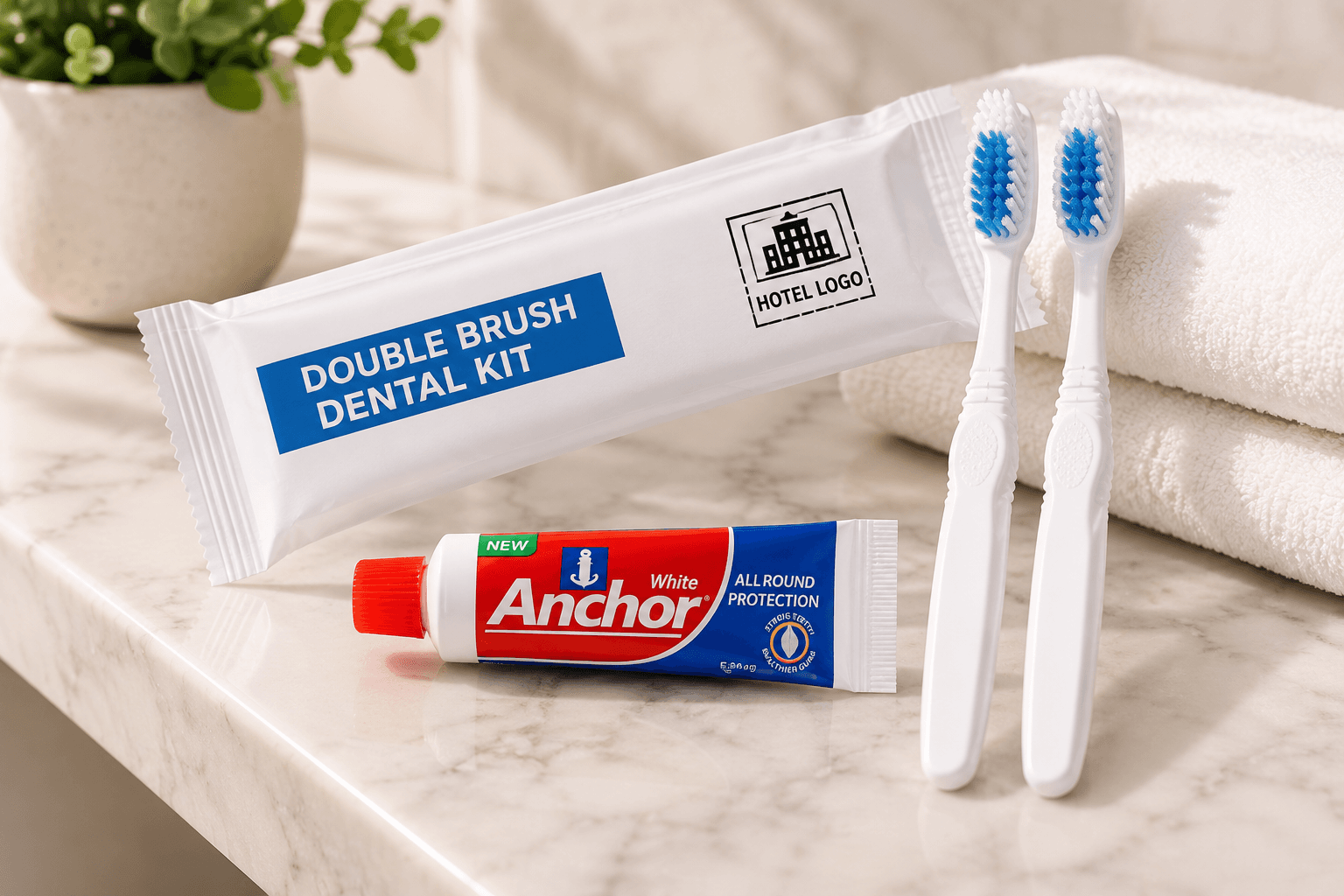 Double Brush Dental Kit